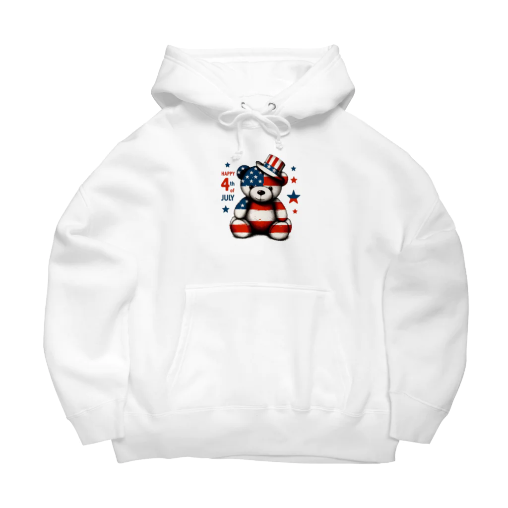 HappyFaceMarketのアメリカ独立記念日テディベア Happy 4th of July Big Hoodie