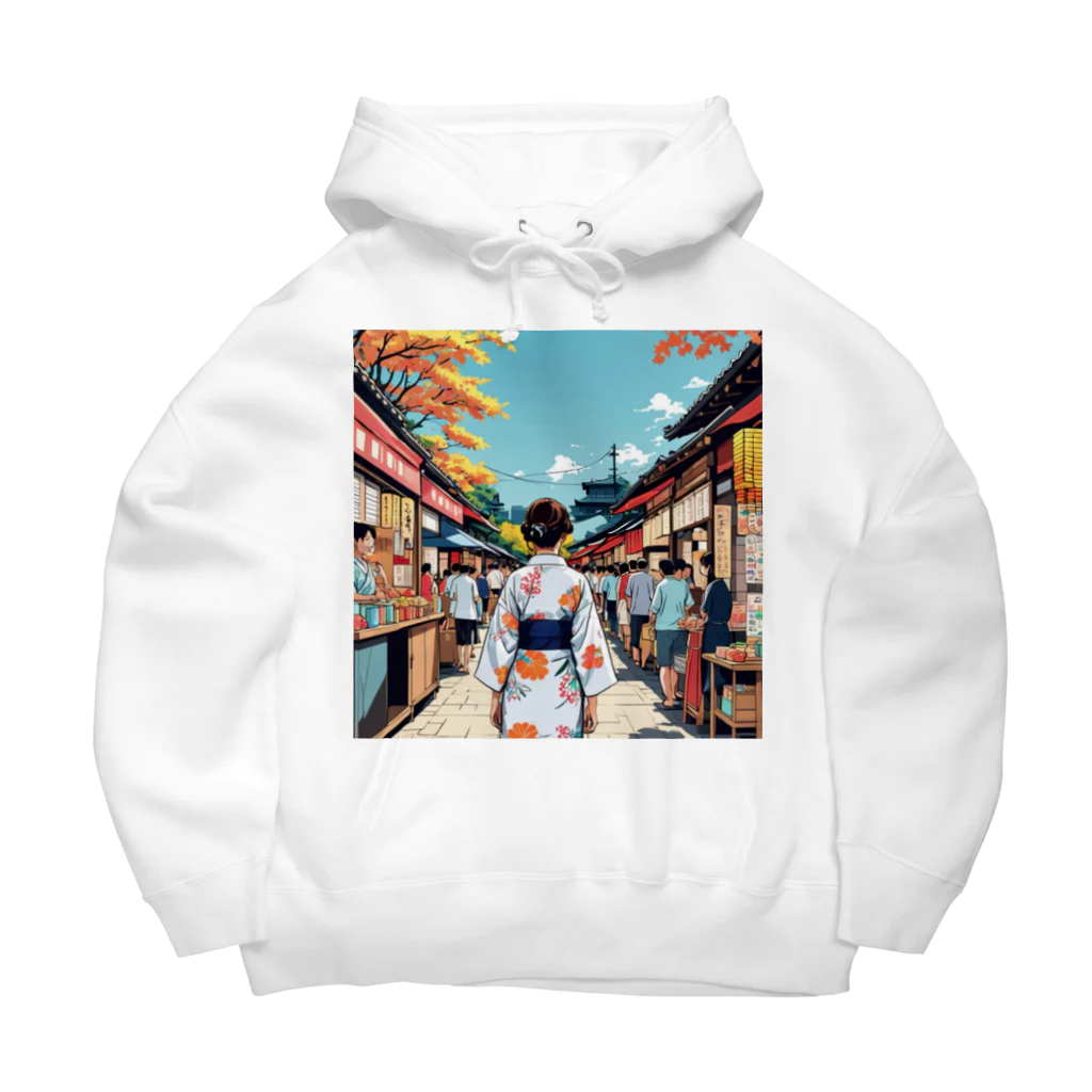 noiSutoaの浴衣 Big Hoodie