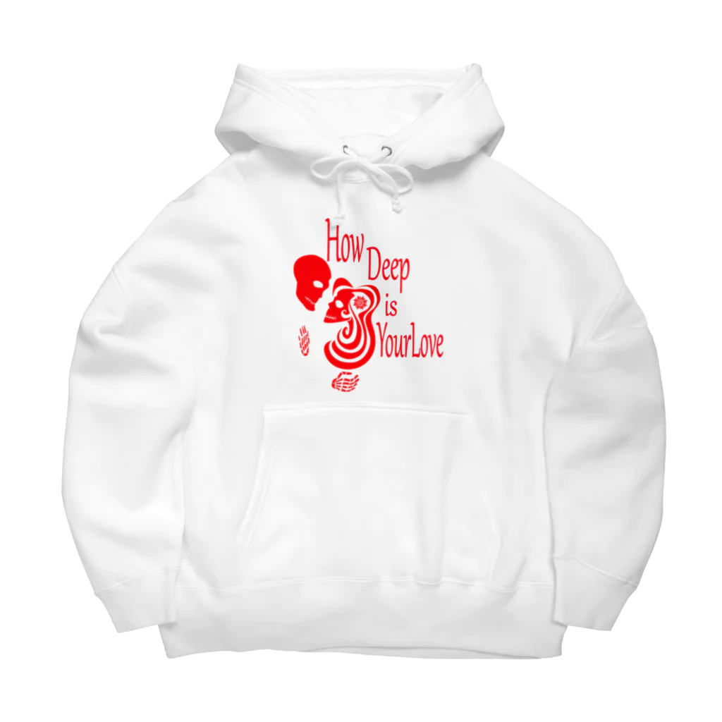 『NG （Niche・Gate）』ニッチゲート-- IN SUZURIのHow Deep Is Your Love（赤） Big Hoodie