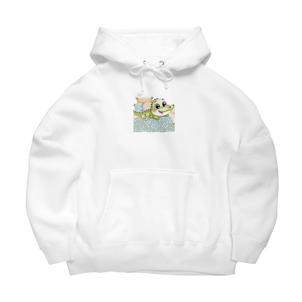 crocodileのワニ赤ちゃん Big Hoodie