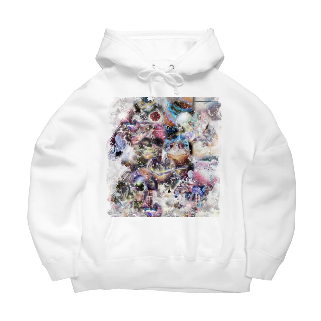 JUNGOonlyART 公式SHOPの桜カラーの幸せデザイン Big Hoodie