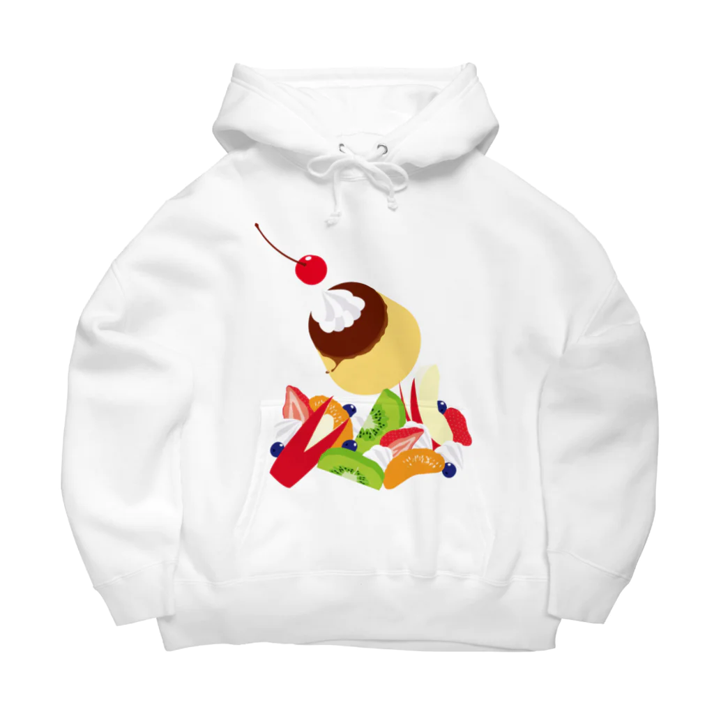 日下田のフォーリングプリンアラモード Big Hoodie