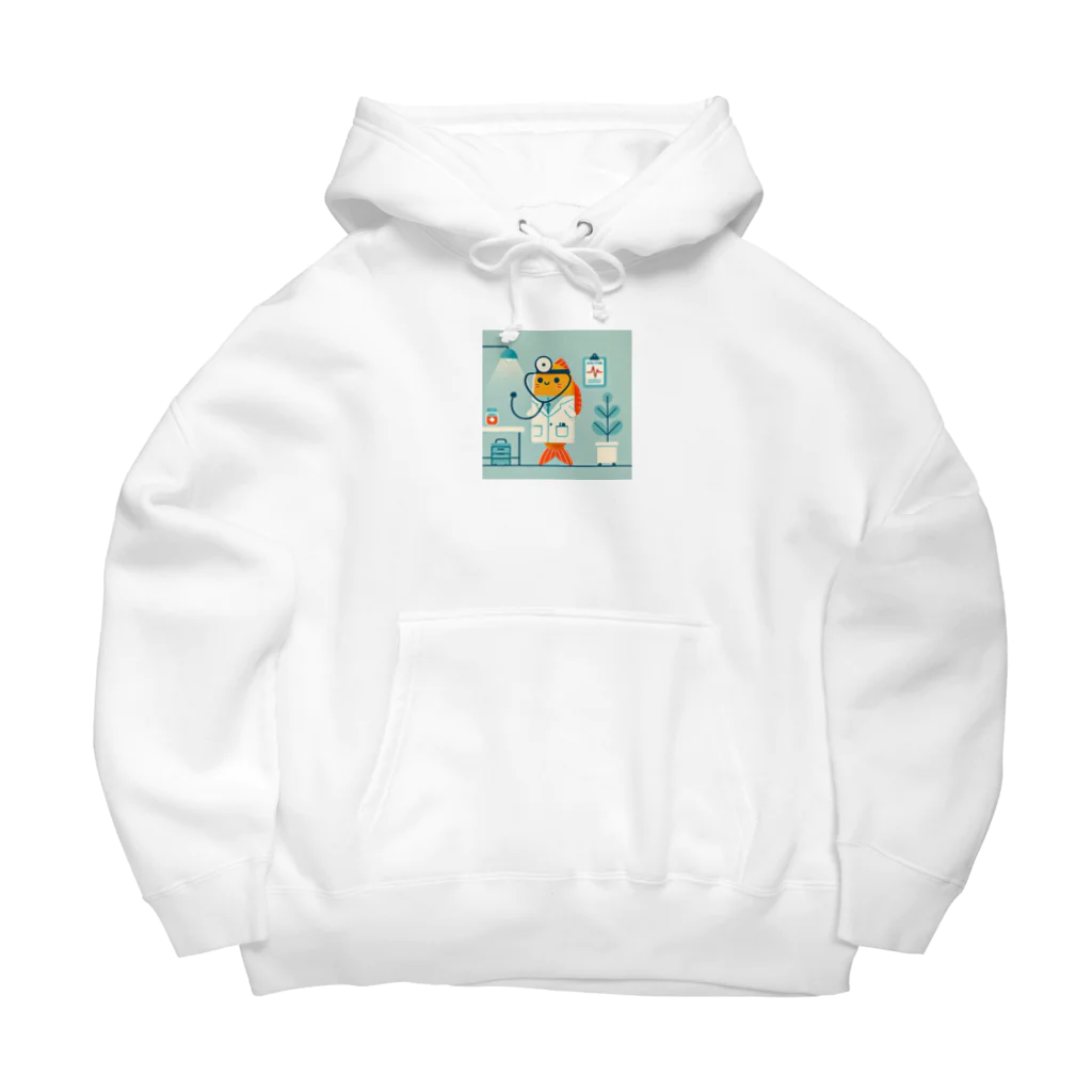 海の幸のドクターフィッシュ医師 Big Hoodie