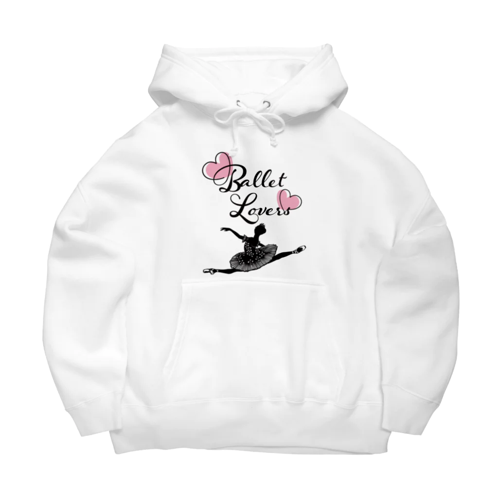 Saori_k_cutpaper_artのBallet Lovers Ballerina Big Hoodie