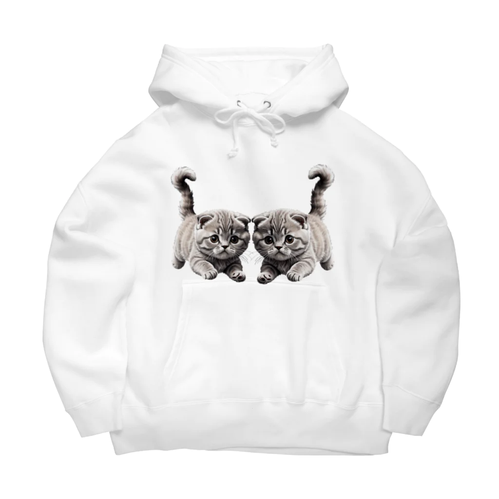 猫は正義♡のやんちゃな子猫 Big Hoodie