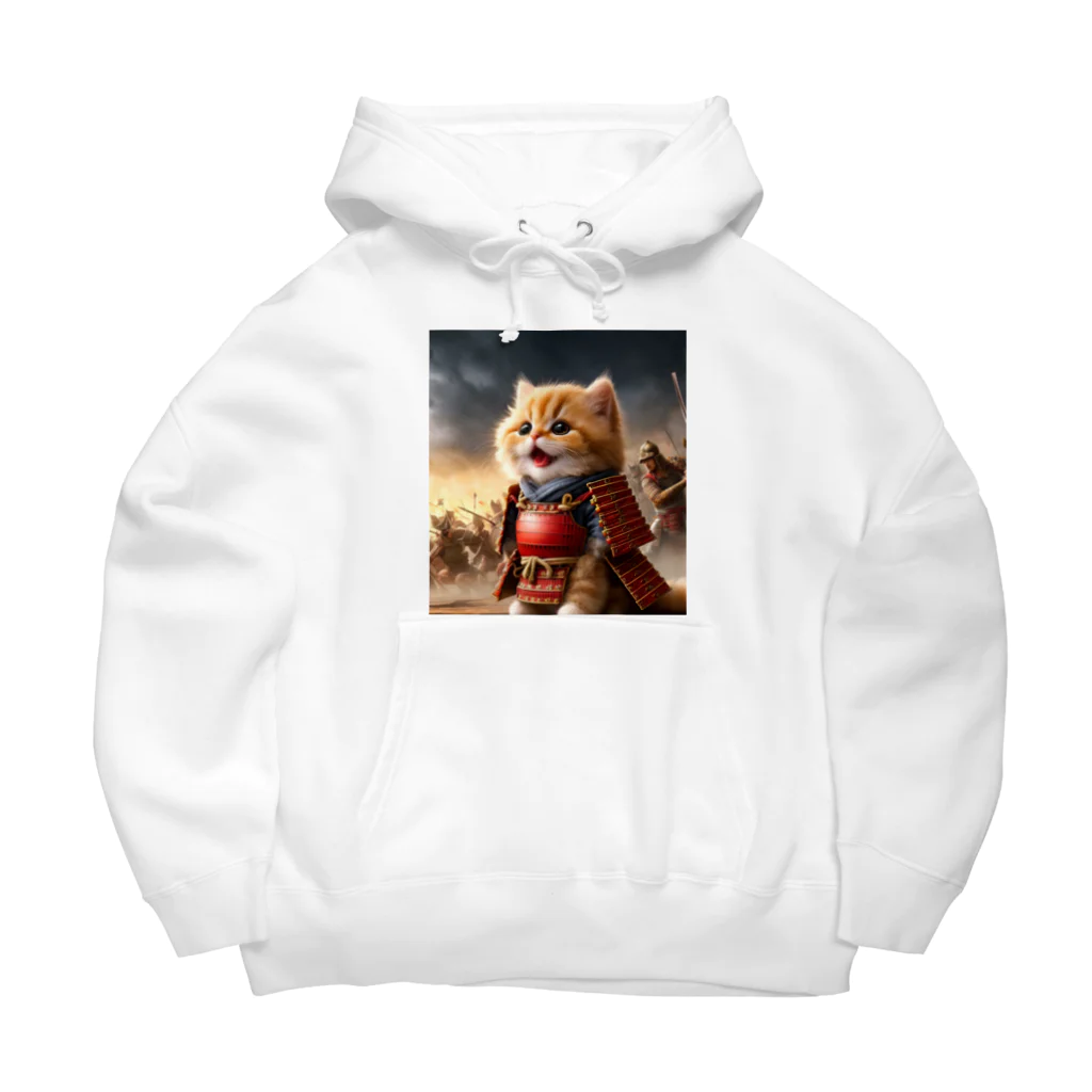 もふもふ日本史の戦ねこ Big Hoodie