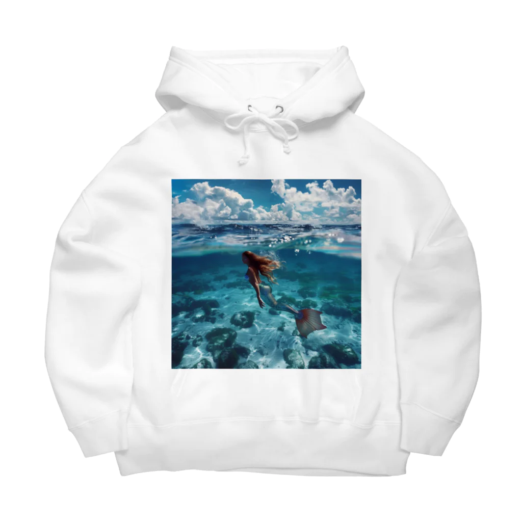 AQUAMETAVERSEのモルジブの大海原で人魚が泳いでいますsanae2074 Big Hoodie