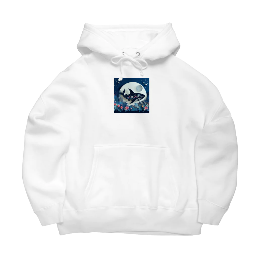 ココナッツアイランド©️のジンベイザメ Big Hoodie