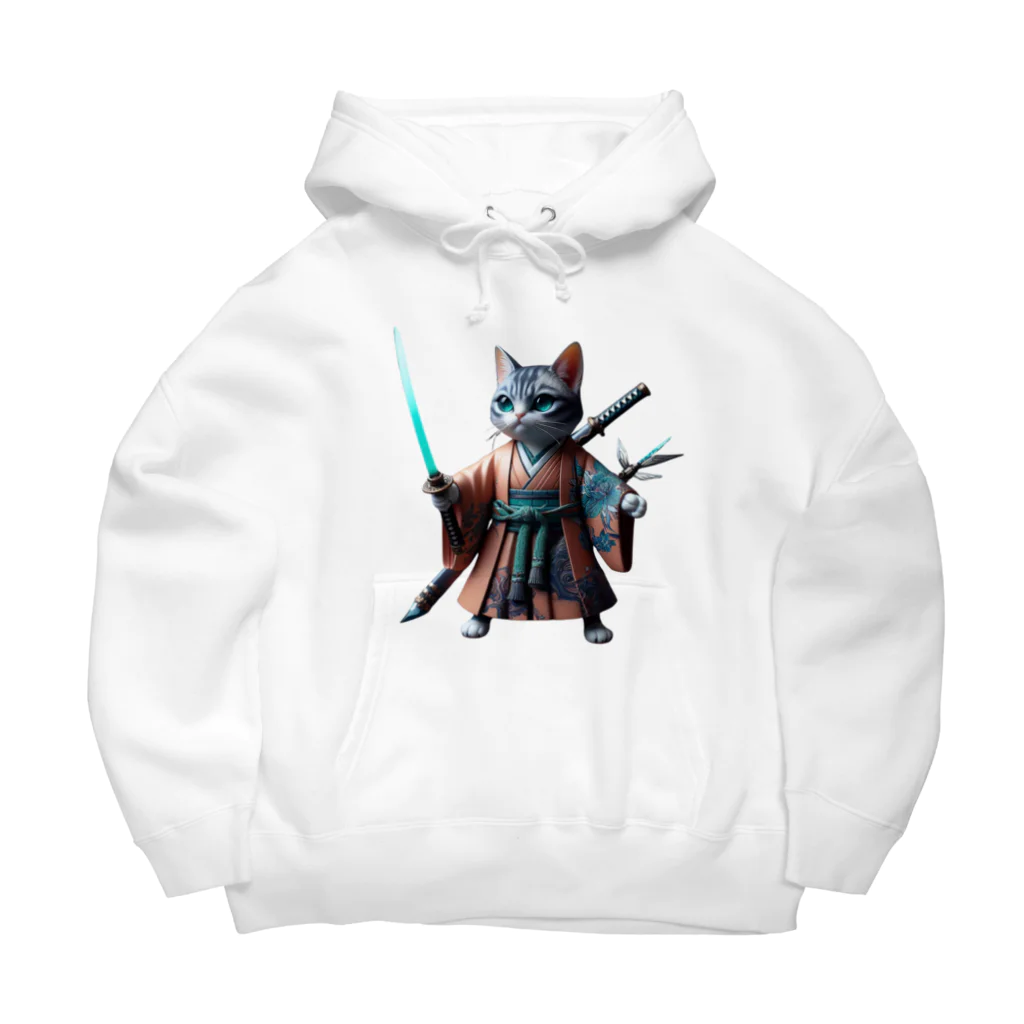 samuraicatのSamurai CAT Big Hoodie