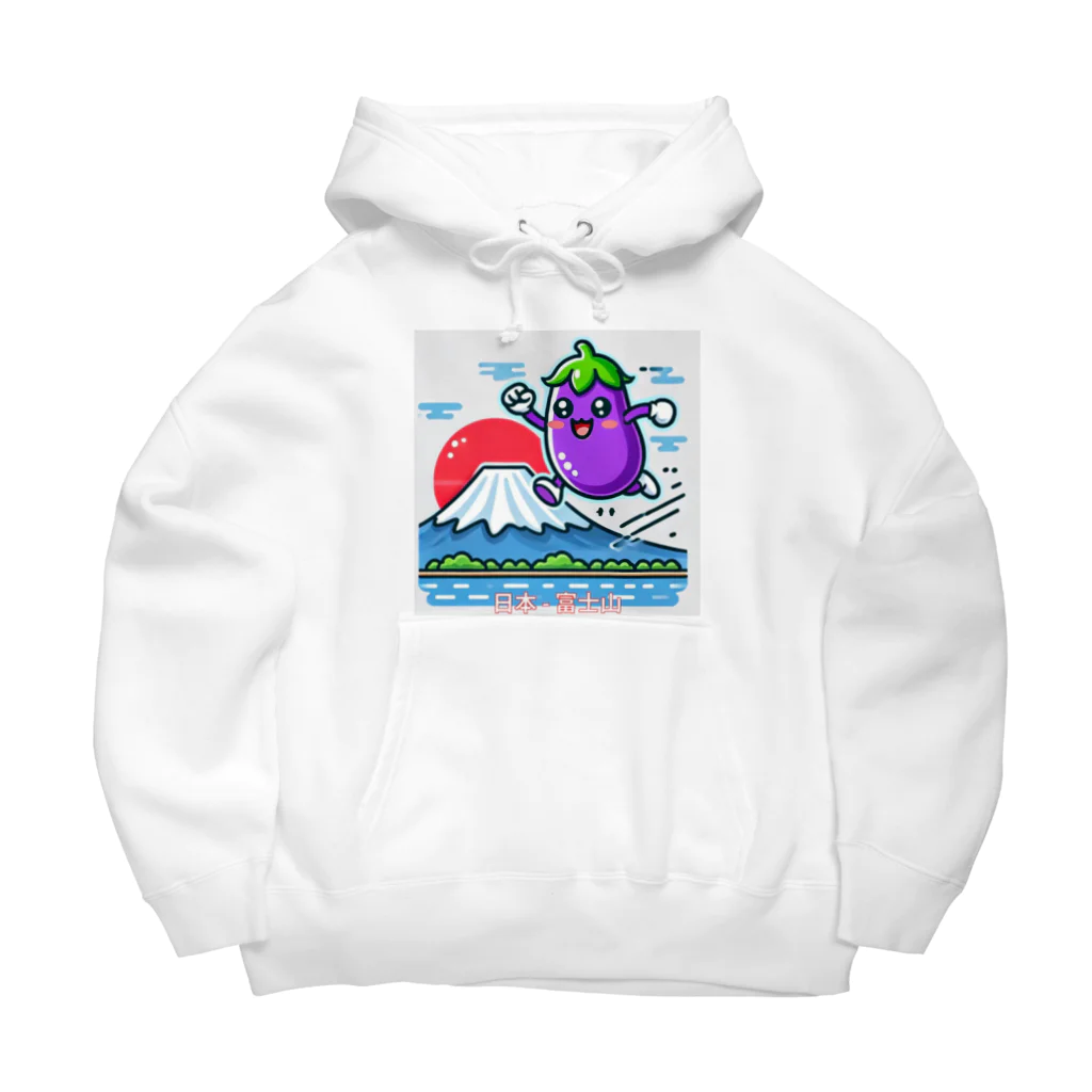 レトロの世界を旅するナスビー Big Hoodie