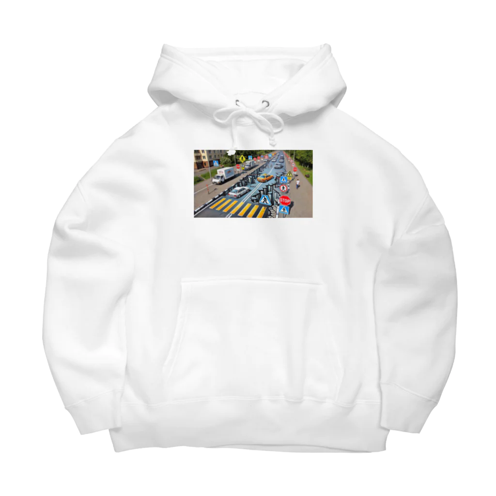 happiness_shopの事故のない未来へ Big Hoodie