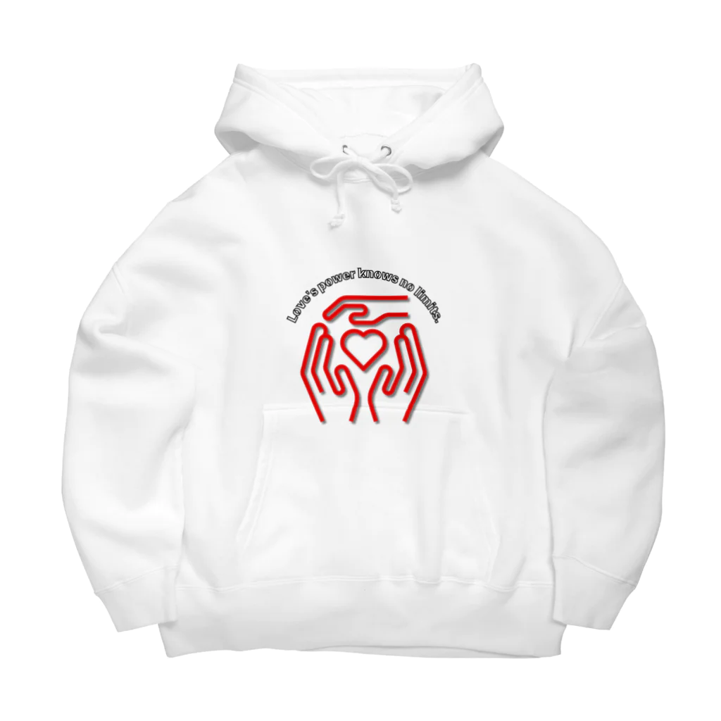 スタイリッシュ屋の【愛の力】 Big Hoodie