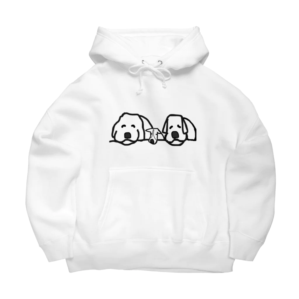 ゴールデンレトリバー レガロの仲良し Big Hoodie