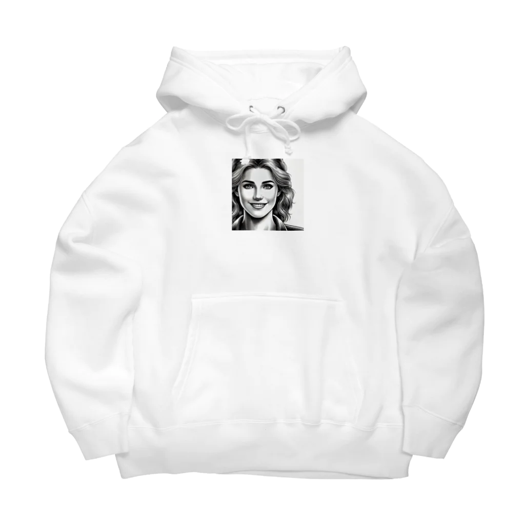 jittamanの微笑む女性 Big Hoodie