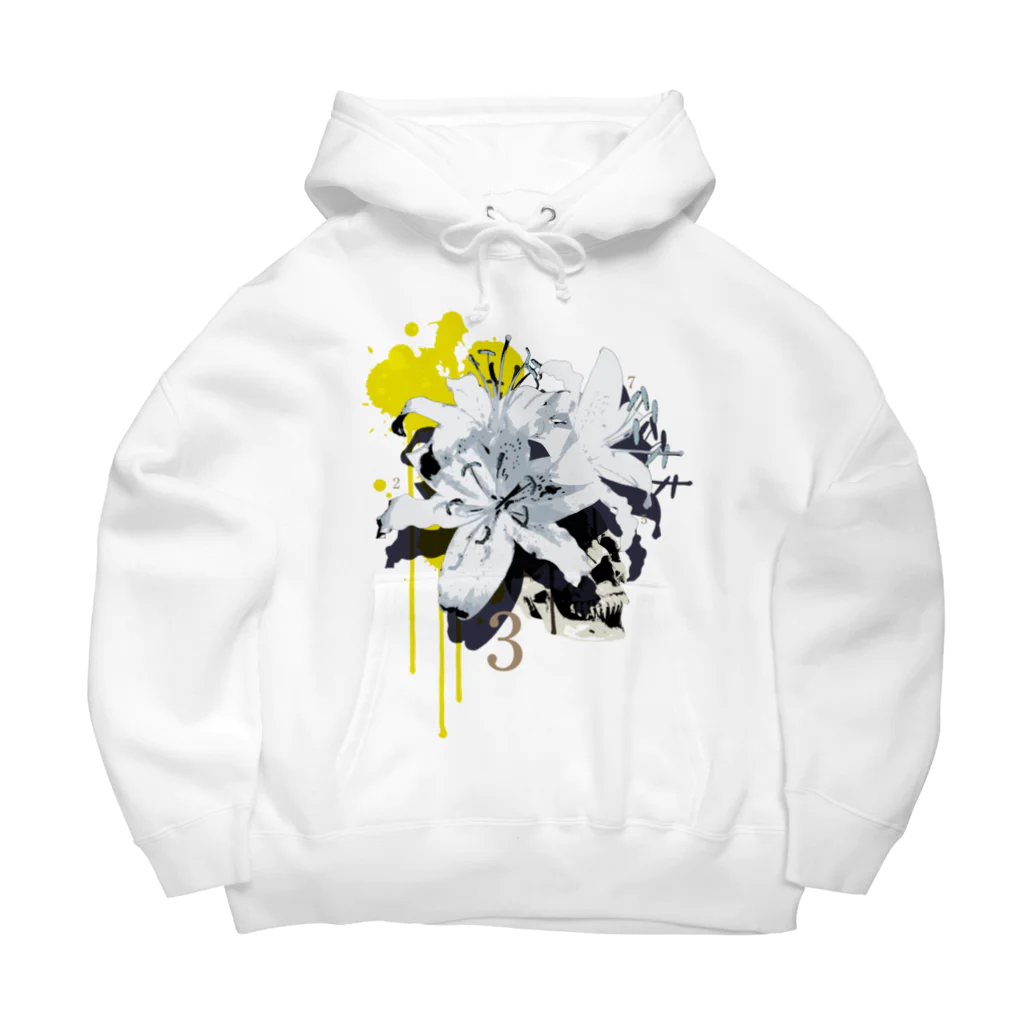 nanaqsaのLily Skull [Yellow] ビッグシルエットパーカー