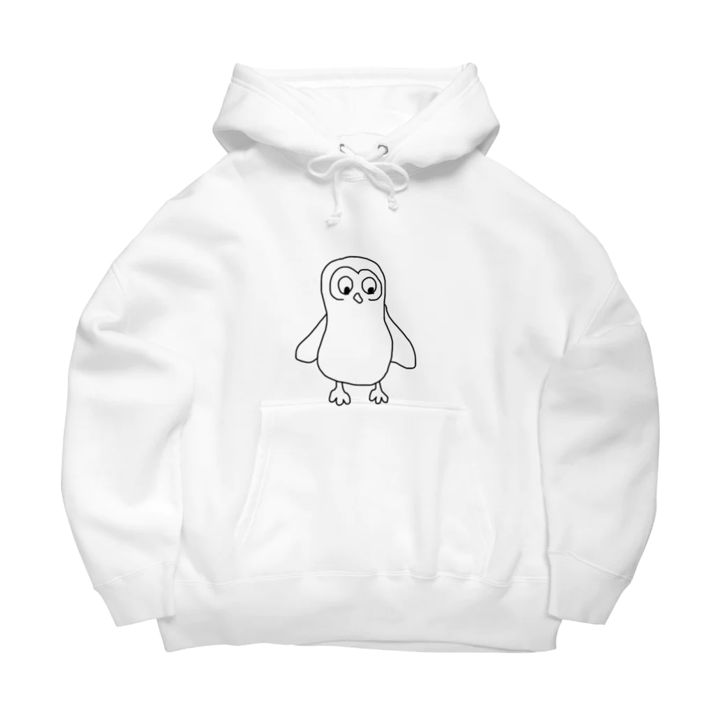 おもち屋さんのふくろうのもぐたろう Big Hoodie