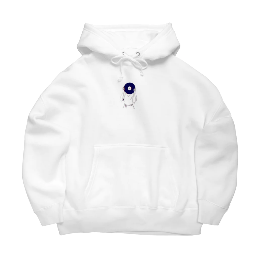 Strange headのレコード好きなあの子 Big Hoodie