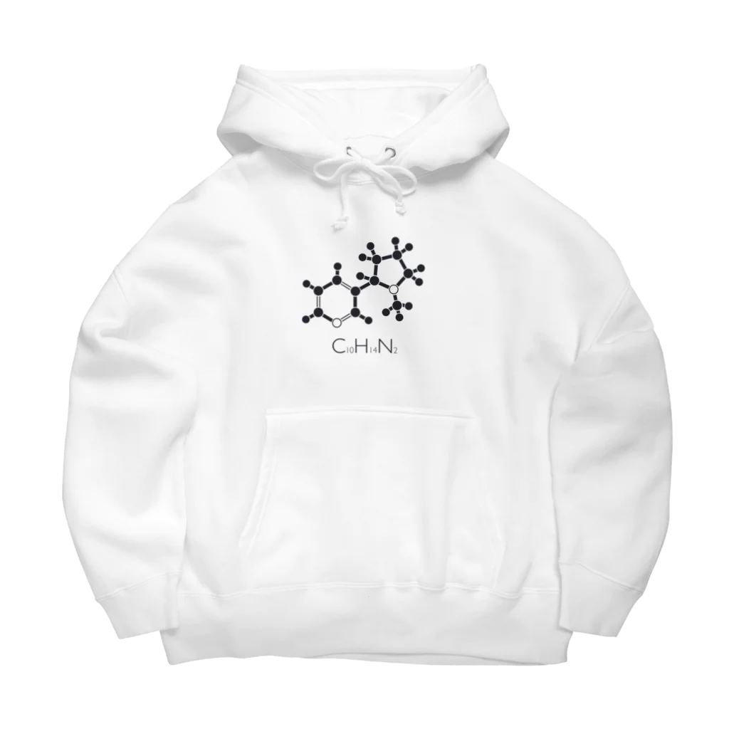 st_drop_laboratoryの煙草 ニコチンの化学構造式  Big Hoodie