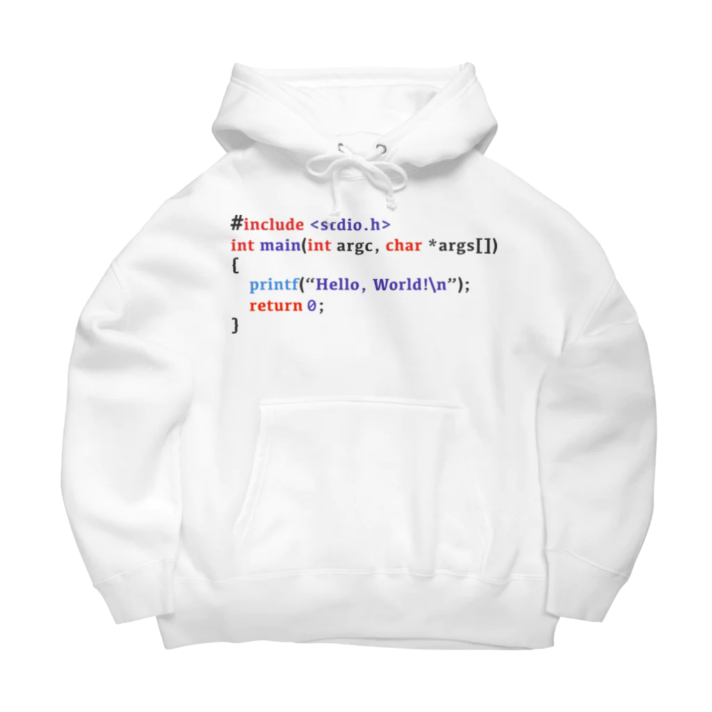 しょーたのC言語 Hello World Big Hoodie