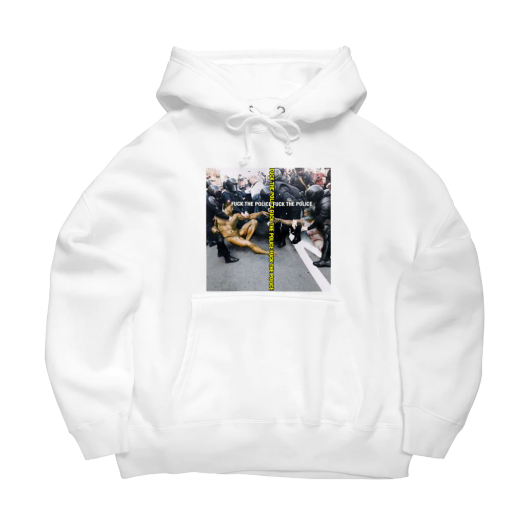 キンノカラスのFUCK THE POLI×× Big Hoodie