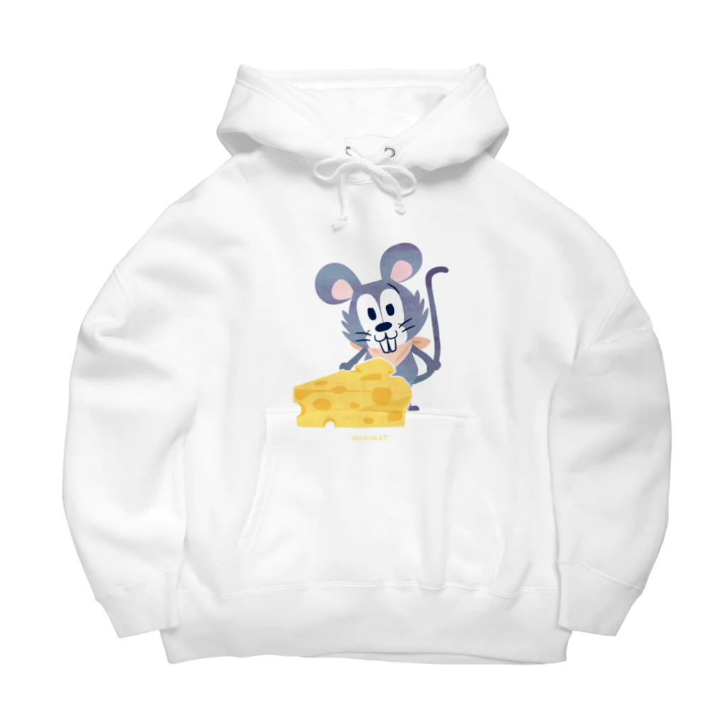 イラスト MONYAAT のチーズはここに！　　 Big Hoodie