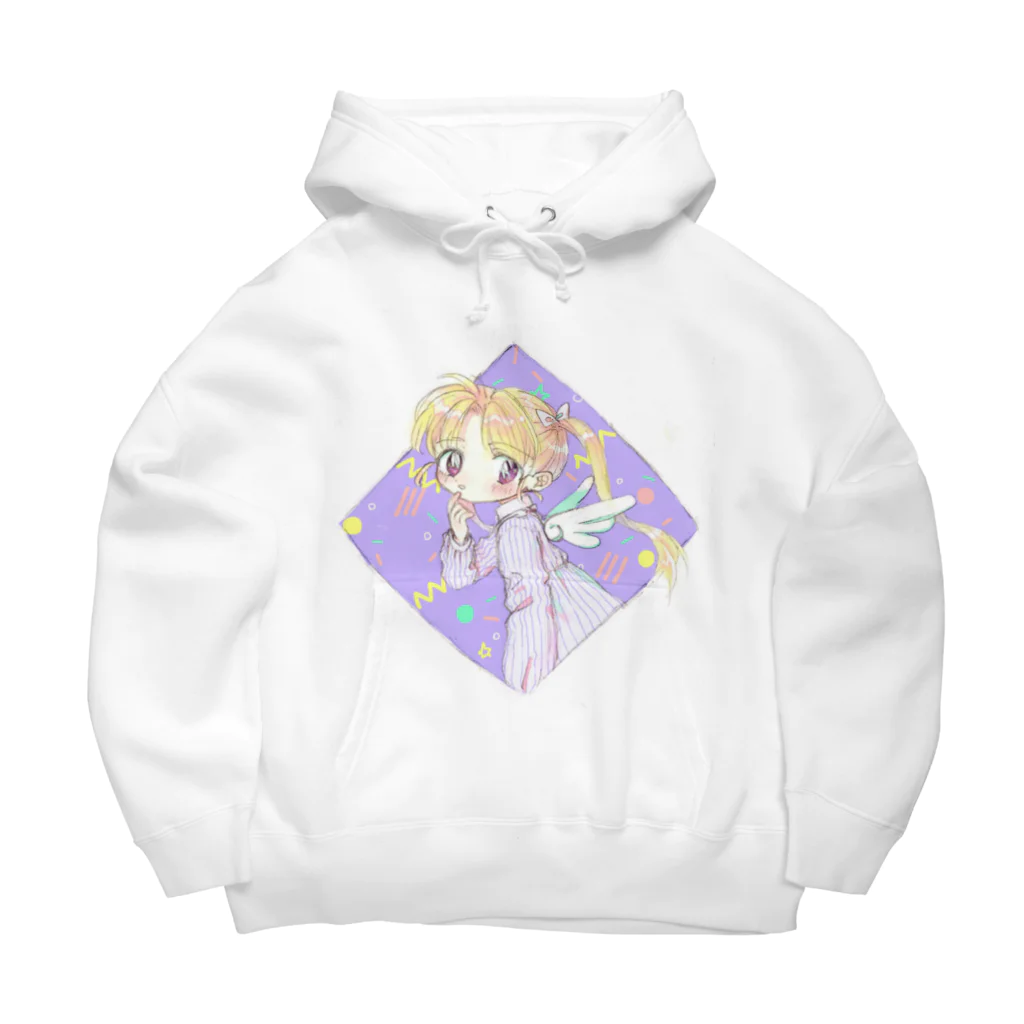 すこやかタオルケットのてんしちゃん Big Hoodie