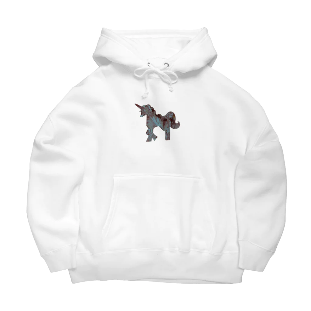 猫鯵のAqua UNICORN Big Hoodie