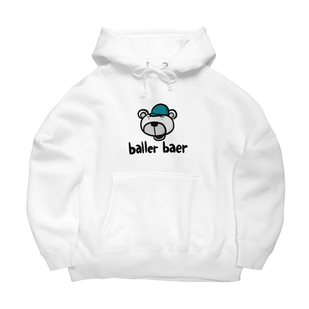 microhorseのballer baer ビッグシルエットパーカー