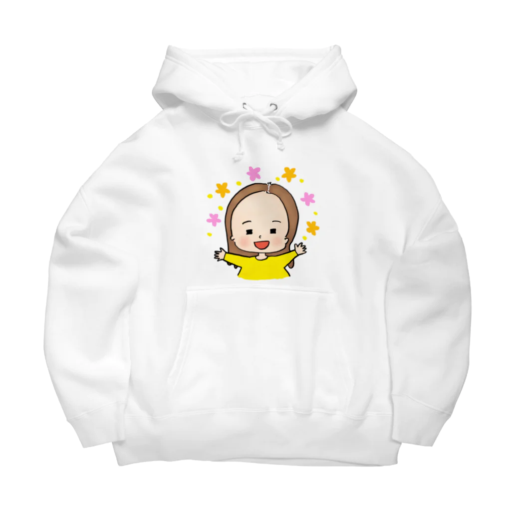 おで子、前を向け！/おで子ヒカル👨🏻‍🦲のおでこヒカルちゃん　喜びモード Big Hoodie