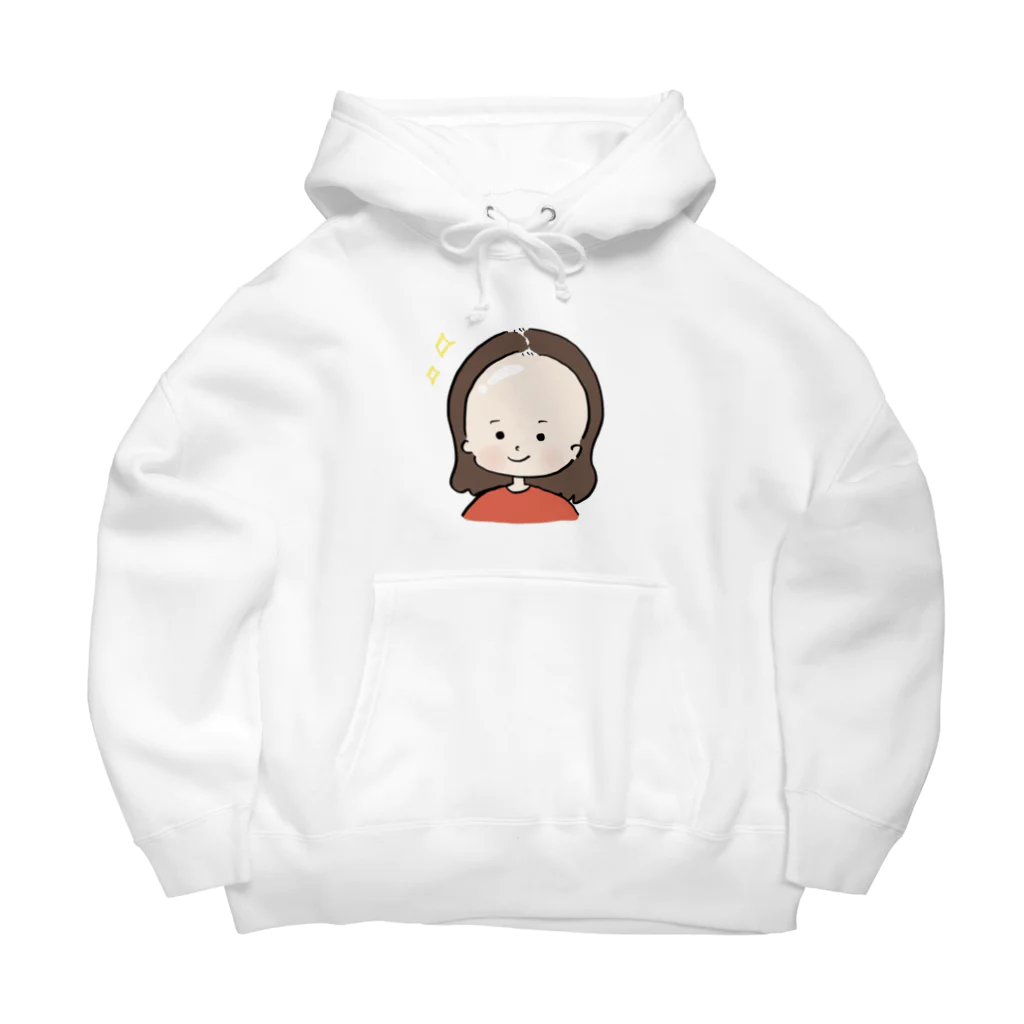 おで子、前を向け！/おで子ヒカル👨🏻‍🦲のおでこヒカルちゃん　ピカピカモード Big Hoodie