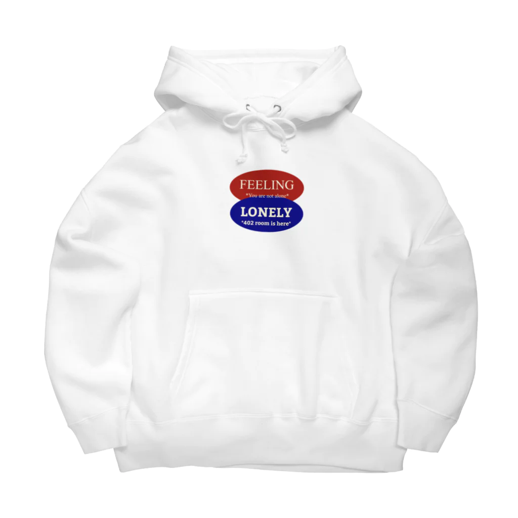 402ROOMのFEELING LONELY hoodie-402ROOM Big Hoodie