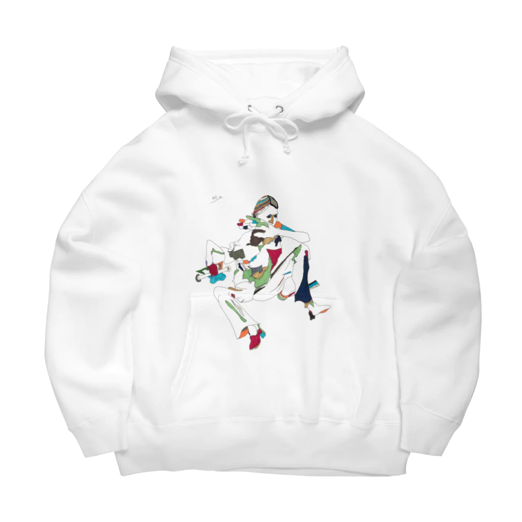 甲斐 健太の座る女 Big Hoodie