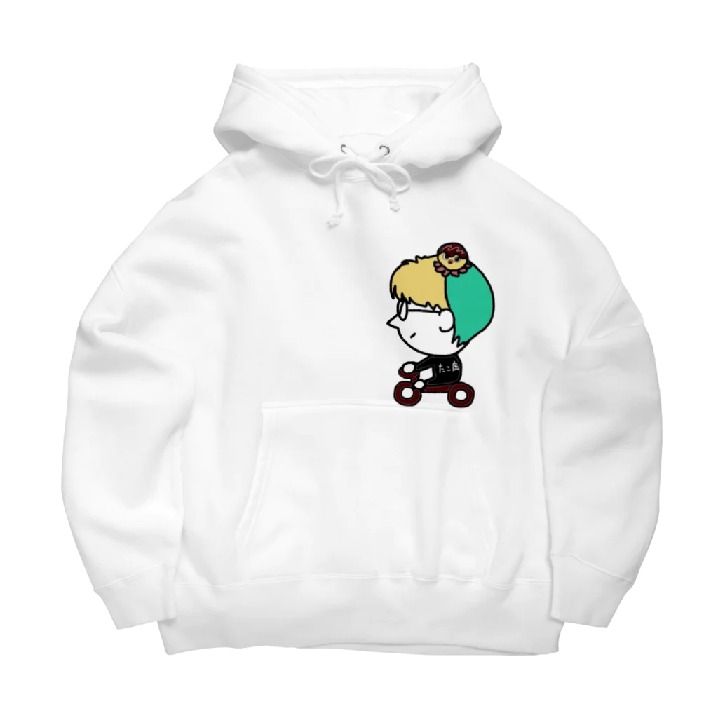 たこ虎しろちゃんのたこ虎しろちゃん Big Hoodie