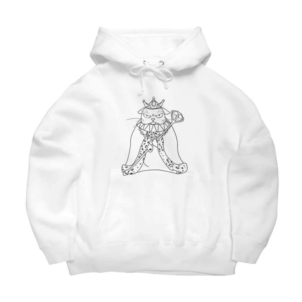 36sanのangry cat king Big Hoodie