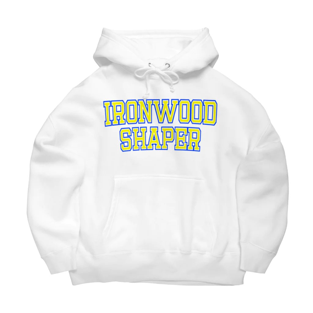 Iron.Wood.Shaperのcollege LOGO Big Hoodie