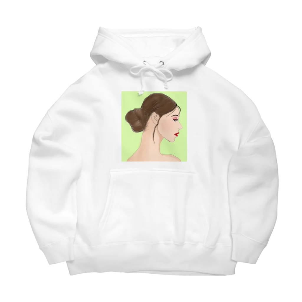 みつまめこshopの淡色女子 Big Hoodie