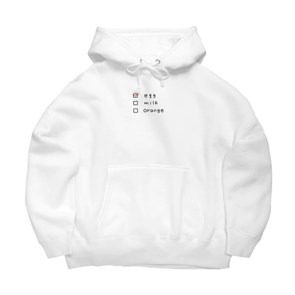 マカロニやさんの買い物メモパーカー Big Hoodie