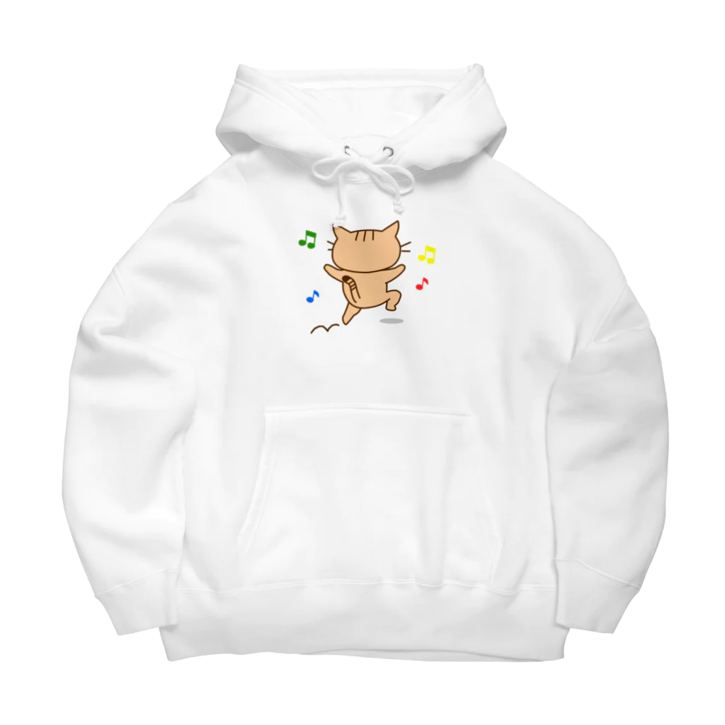 eigoyaのすきっぷする茶トラ猫 Big Hoodie