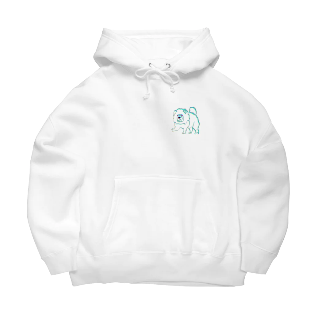 WORLDWIDEの犬チャウチャウまさかのウサギ色 Big Hoodie