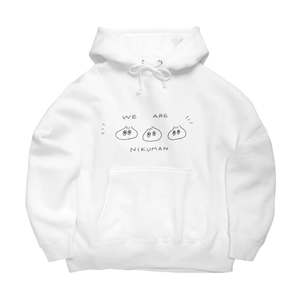 √shokupan のWE ARE NIKUMAN Big Hoodie