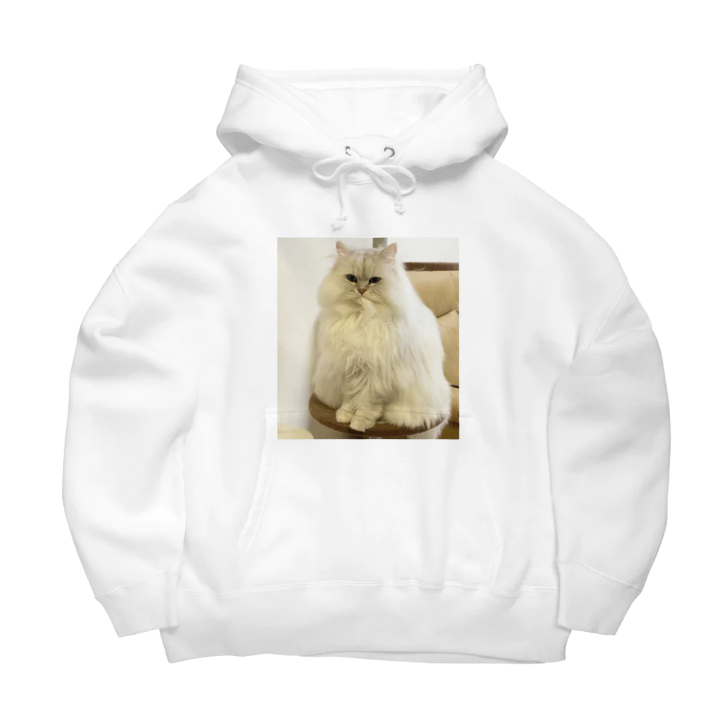 大変かわいらしい猫のグッズ屋さんの自分召し上がり猫 Big Hoodie