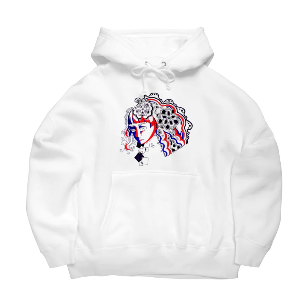 ポの花の花 Big Hoodie