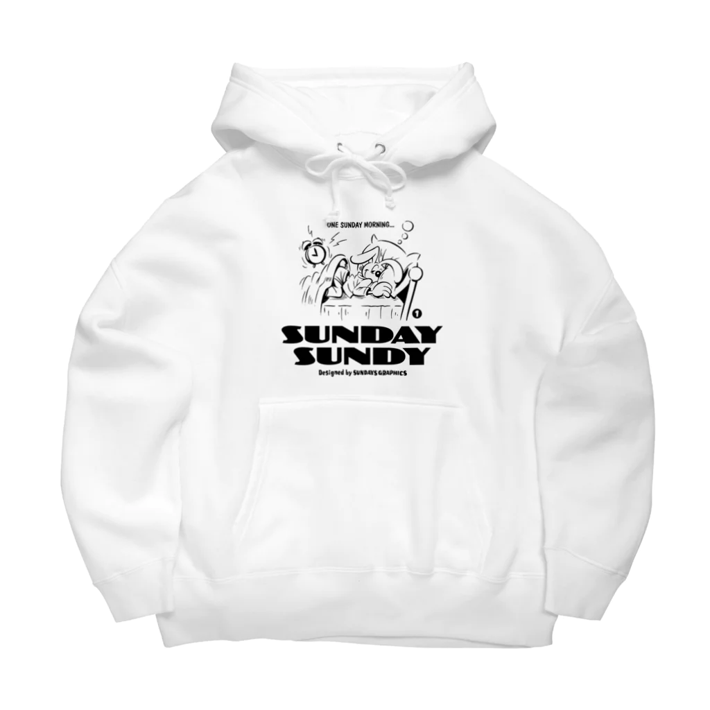 SUNDAYS GRAPHICSのSUNDAY SUNDY No.1 ビッグシルエットパーカー