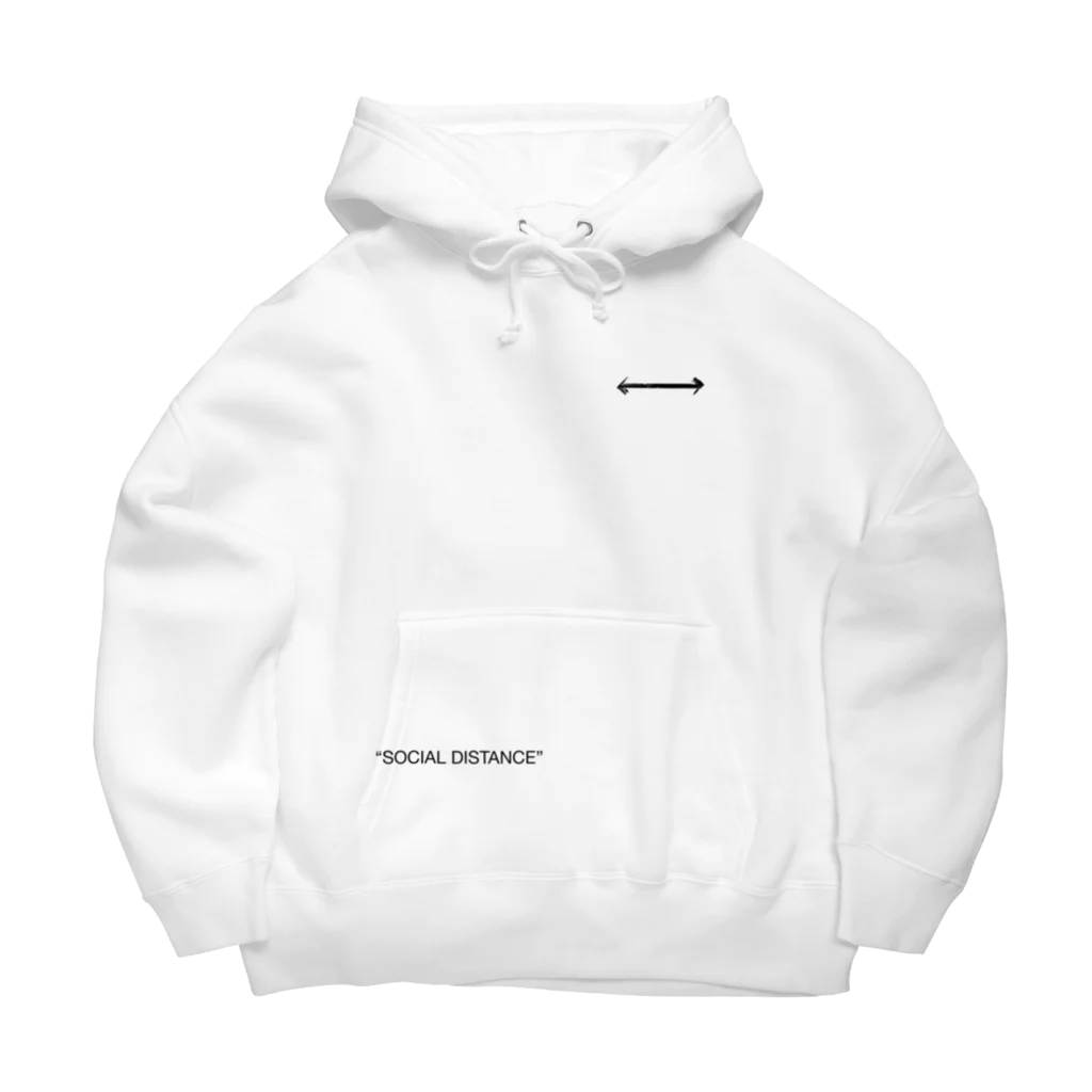 Yoyoのコロナに勝つソーシャルディスタンス Big Hoodie