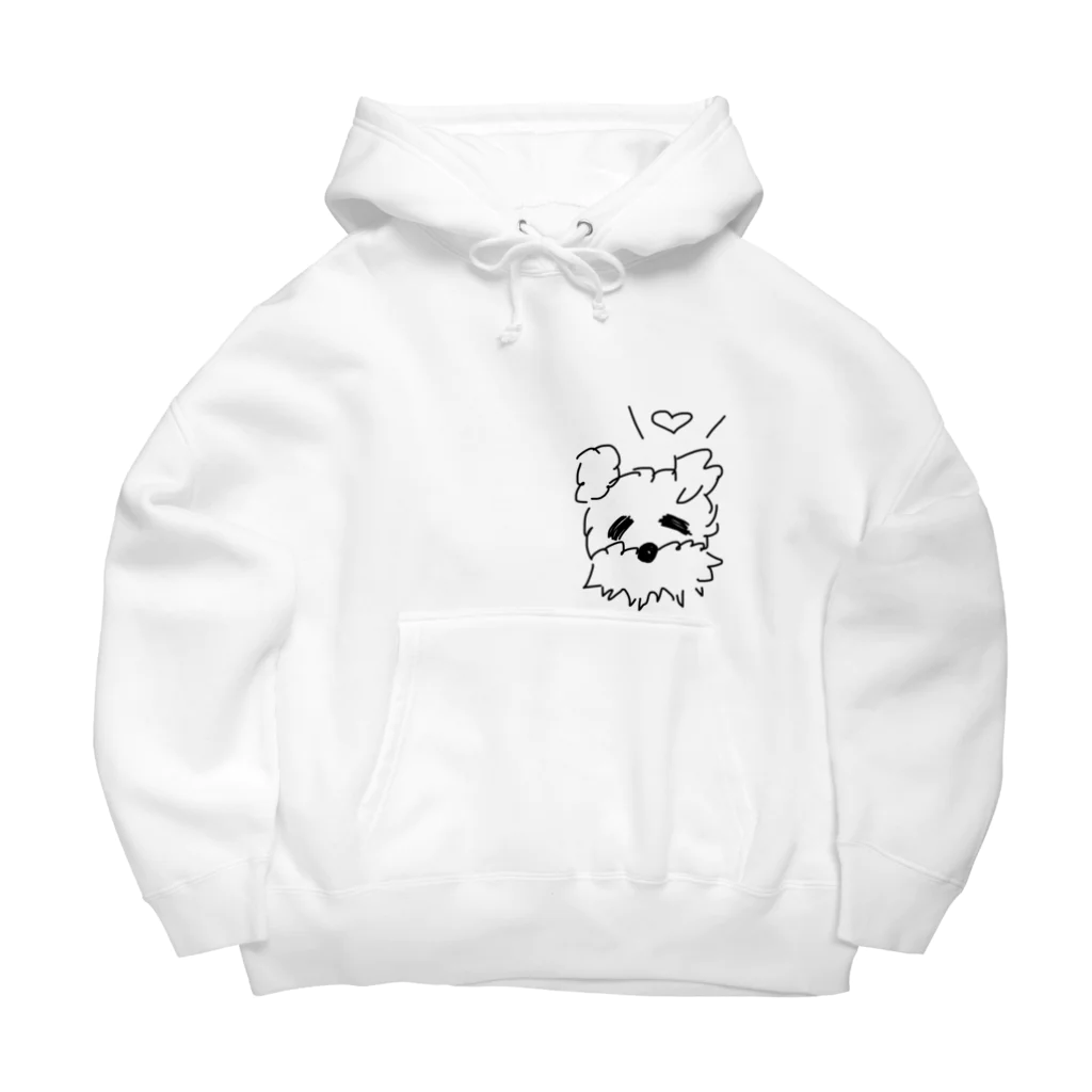 まちゃむのシュナのちーくん。 Big Hoodie