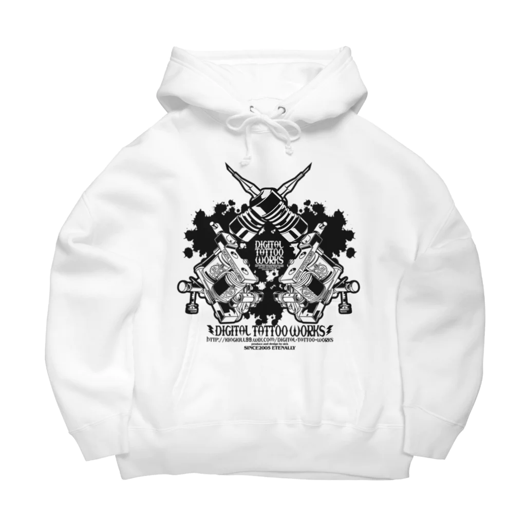 DIGITAL TATTOO WORKS/sickのTATTOO MACHINE Big Hoodie