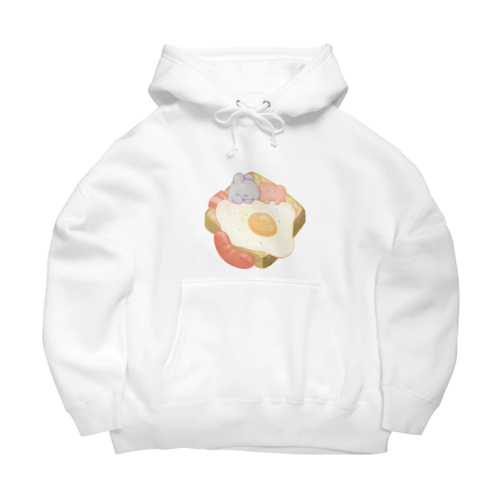 oyasumi. comのバクとめんだこの朝食ベッド Big Hoodie