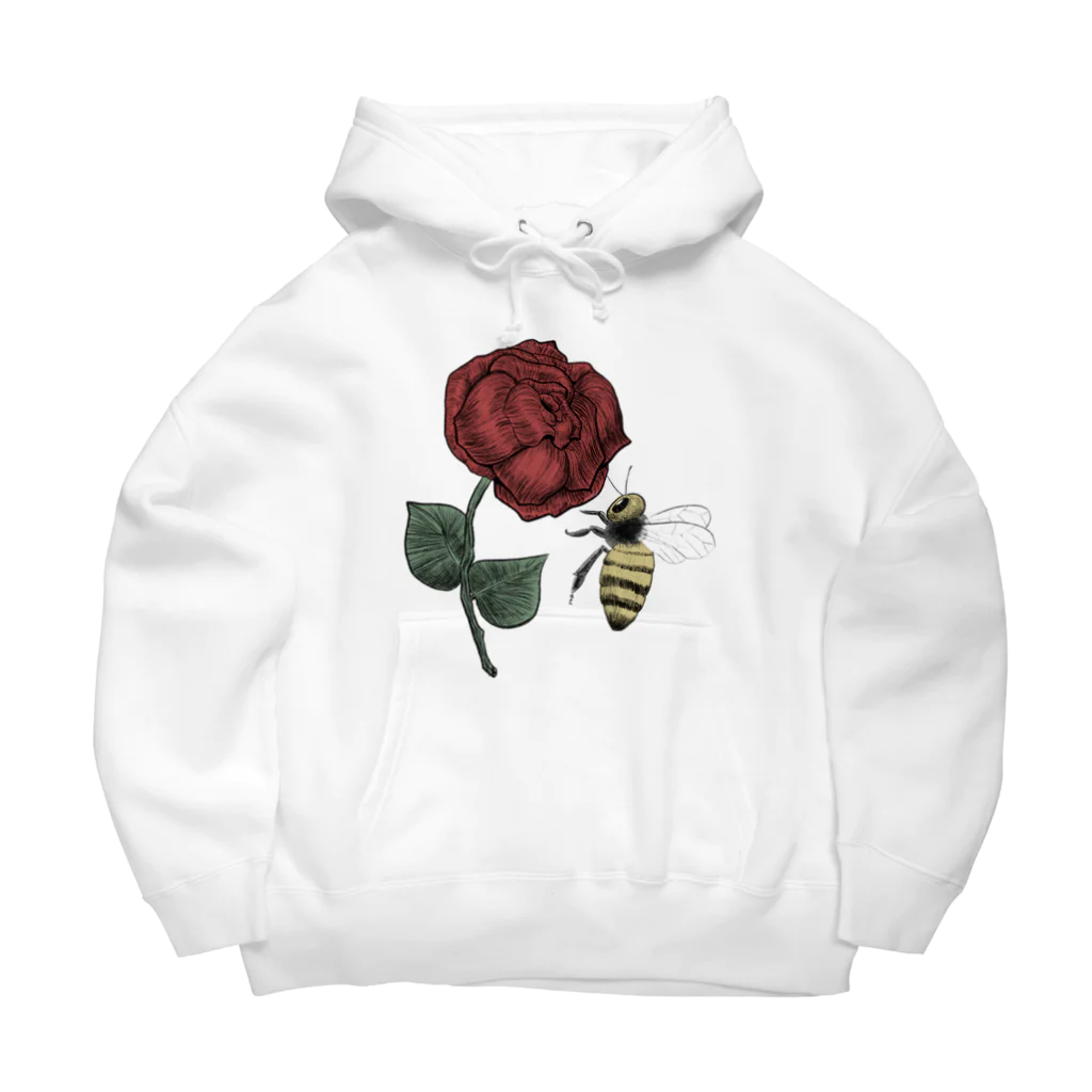 バーバラの薔薇と蜂　ワンポイント Big Hoodie