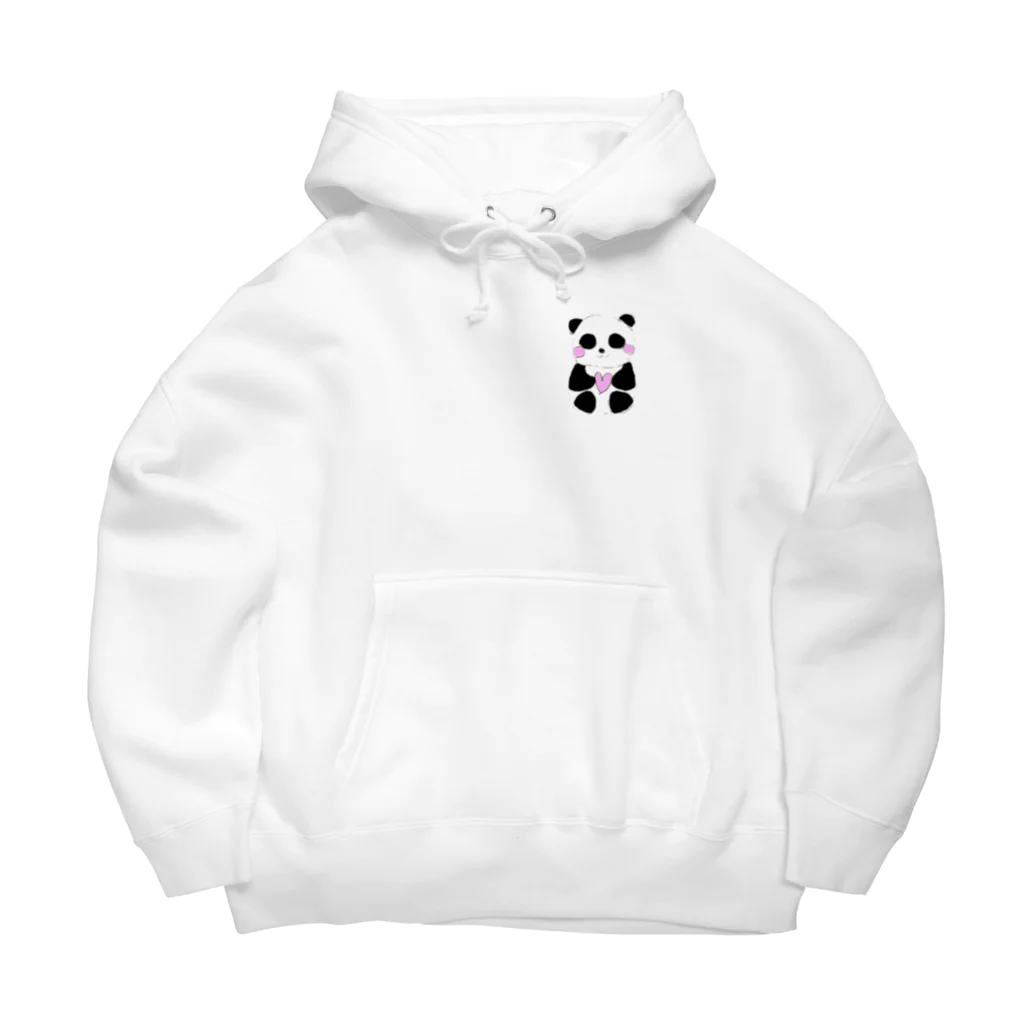 Japanese_NomadのPanda with love  Big Hoodie