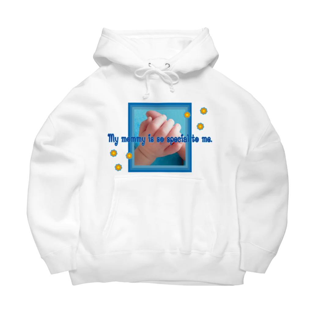 フォーヴァのMy mommy is so special to me.-happy baby hands-ハッピーベイビーハンズ-  Big Hoodie